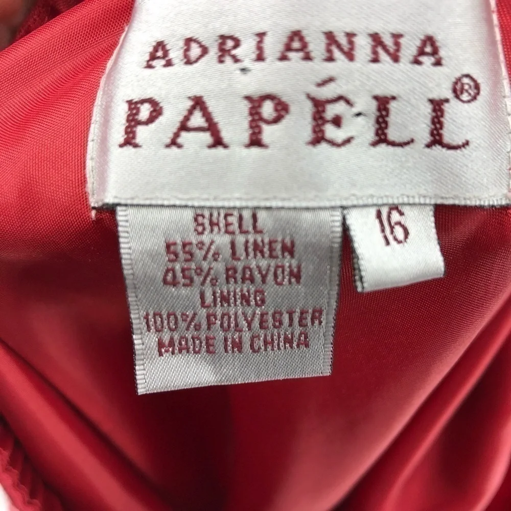 Adrianna Papell Women's 16 Pink Lined Skirt Set - Picture 7 of 11